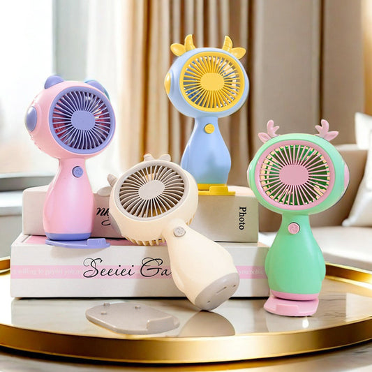 Damen Tragbarer Handventilator im kreativen Teddymotiv Brehn