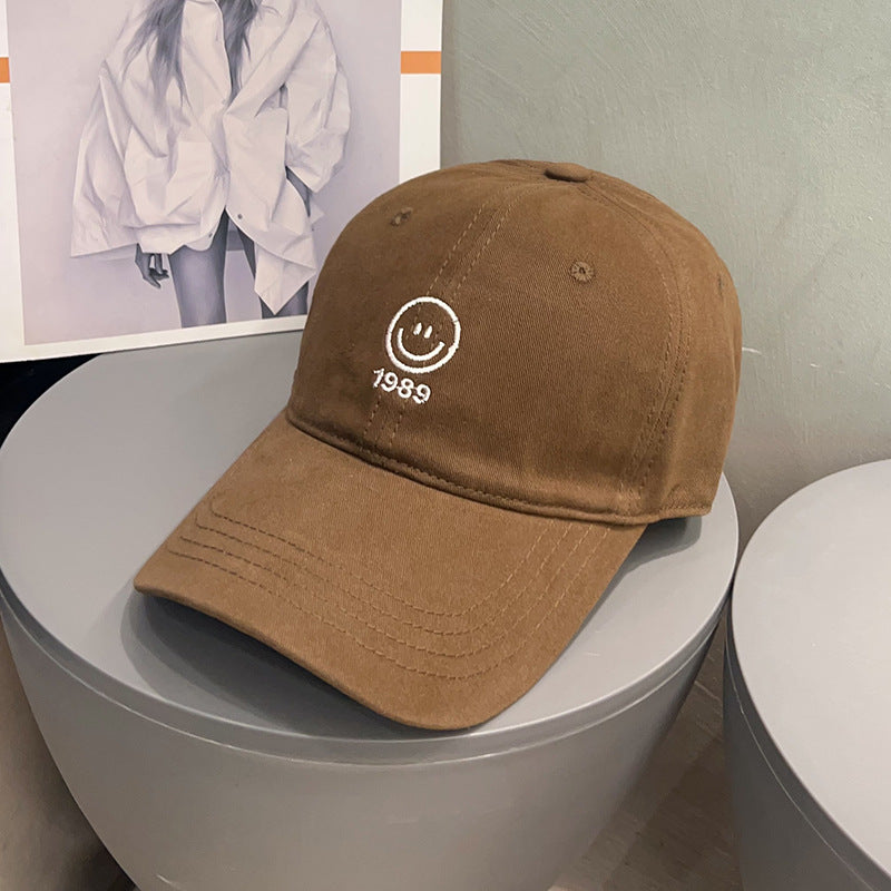 Herren Casual Smiley Bestickte Baseballkappe Brehn