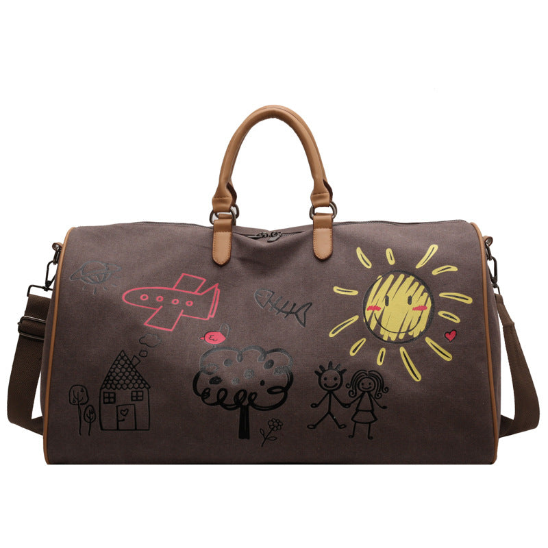 Künstlerische Reise-Duffel-Tasche Brehn