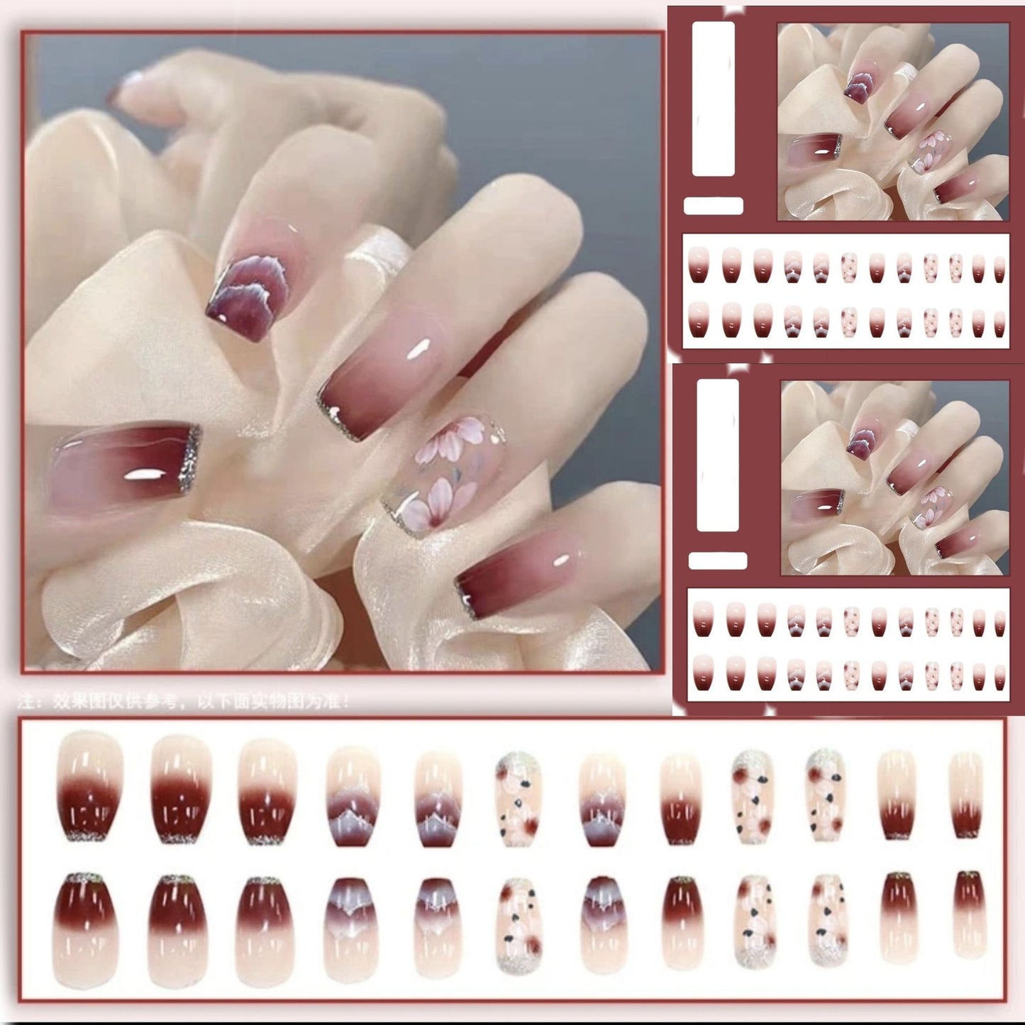 Elegante Nagelkunst mit Glanzfinish Brehn