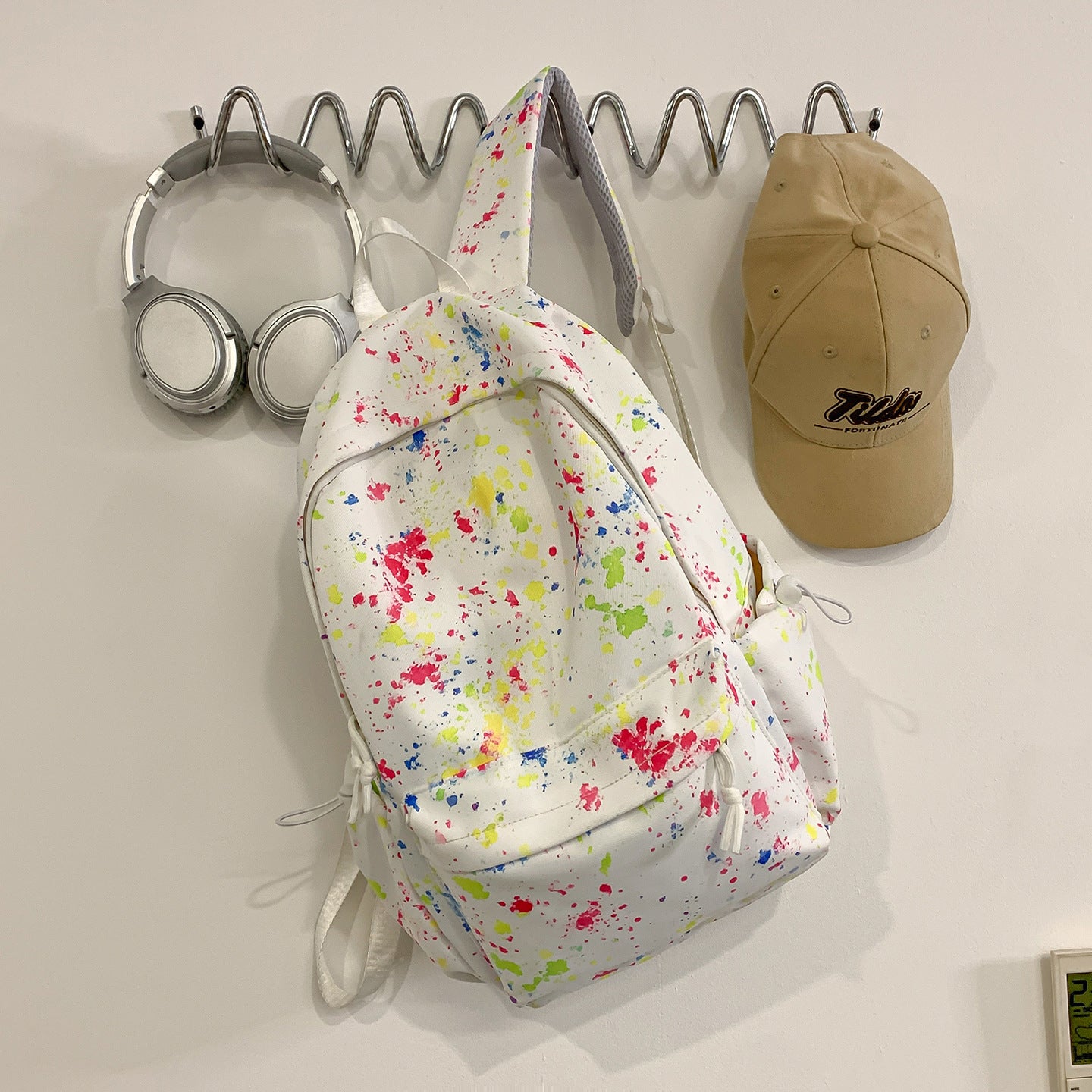 Künstlerisch Splash-Muster Rucksack Brehn
