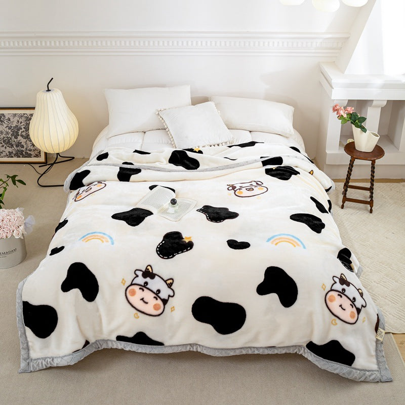 Damen Kuschelige Fleece-Decke mit Tiermotiv Brehn