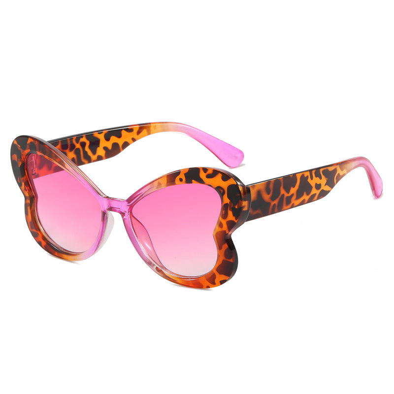 Damen Oversized-Sonnenbrille im verspielten Schmetterlingsdesign Brehn