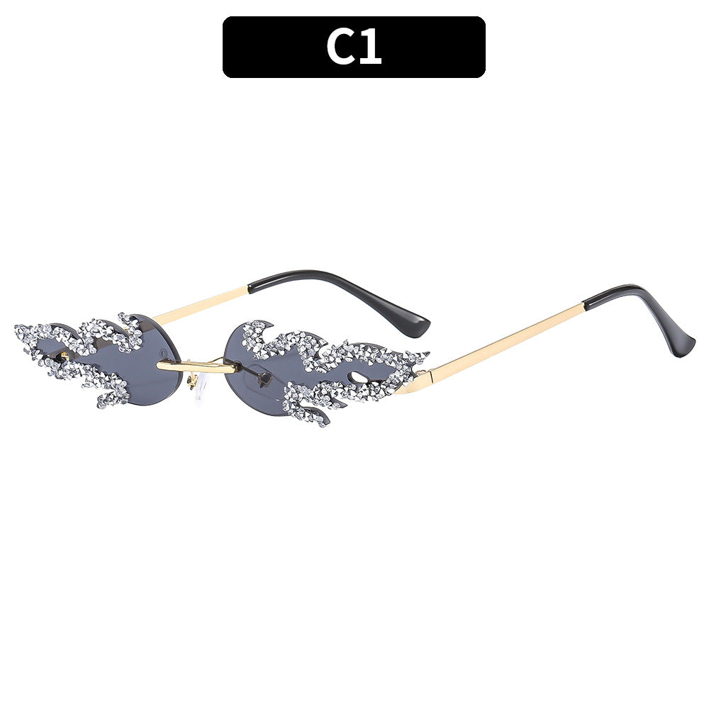 Künstlerisch gestaltete Sonnenbrille