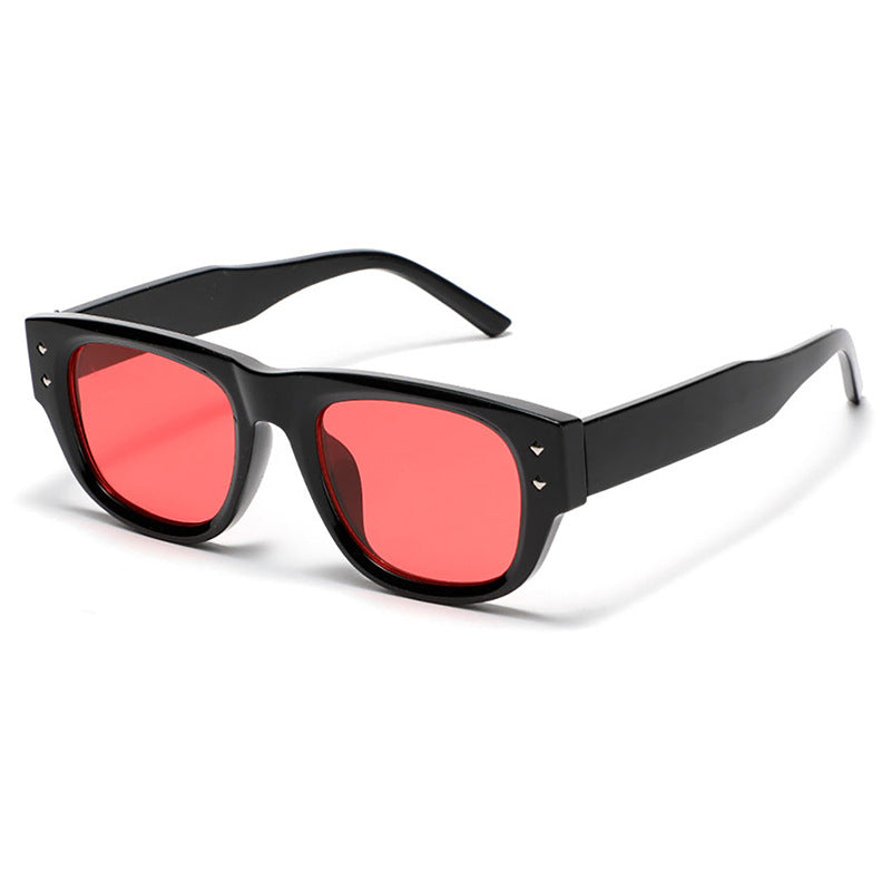 Damen modische Sonnenbrille im trendigen Rechteck-Design Brehn