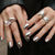 Metallic Finish Nail Art Brehn