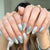 Mandelförmiges Metallic Press-On Nagelset Brehn