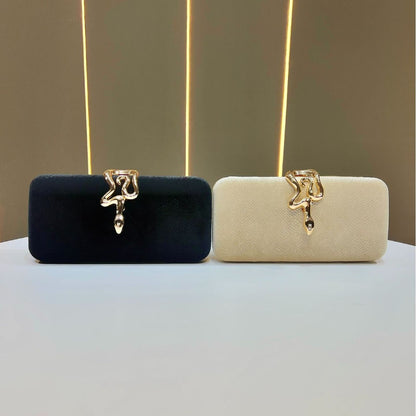 Elegante Schlangen-Design Abend-Clutch