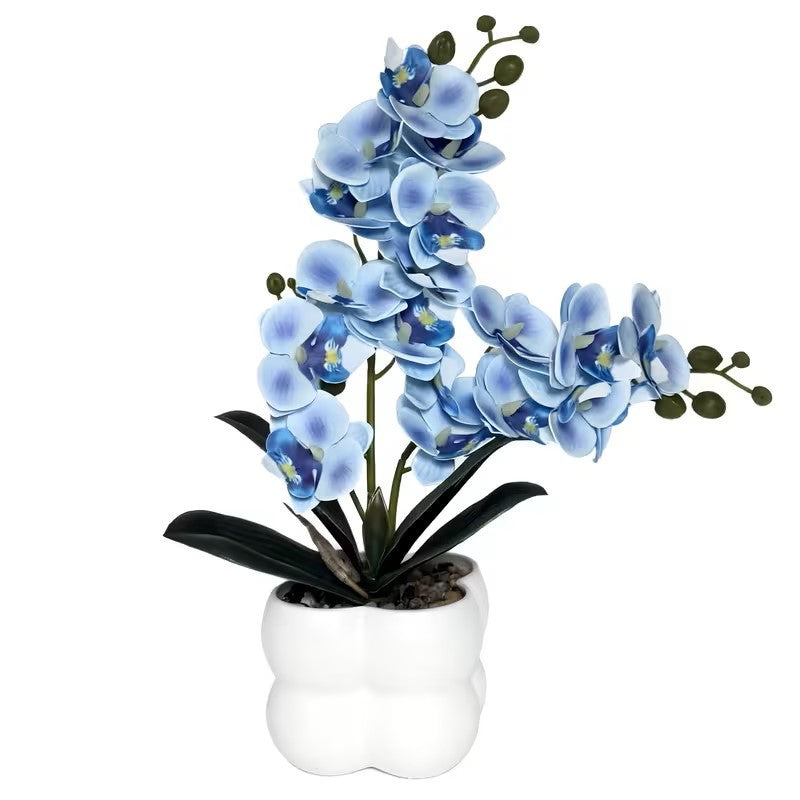 Lebensechte Orchideen Tischmittelstück