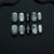 Gothic-inspirierte Press-On Nail Art Set Brehn