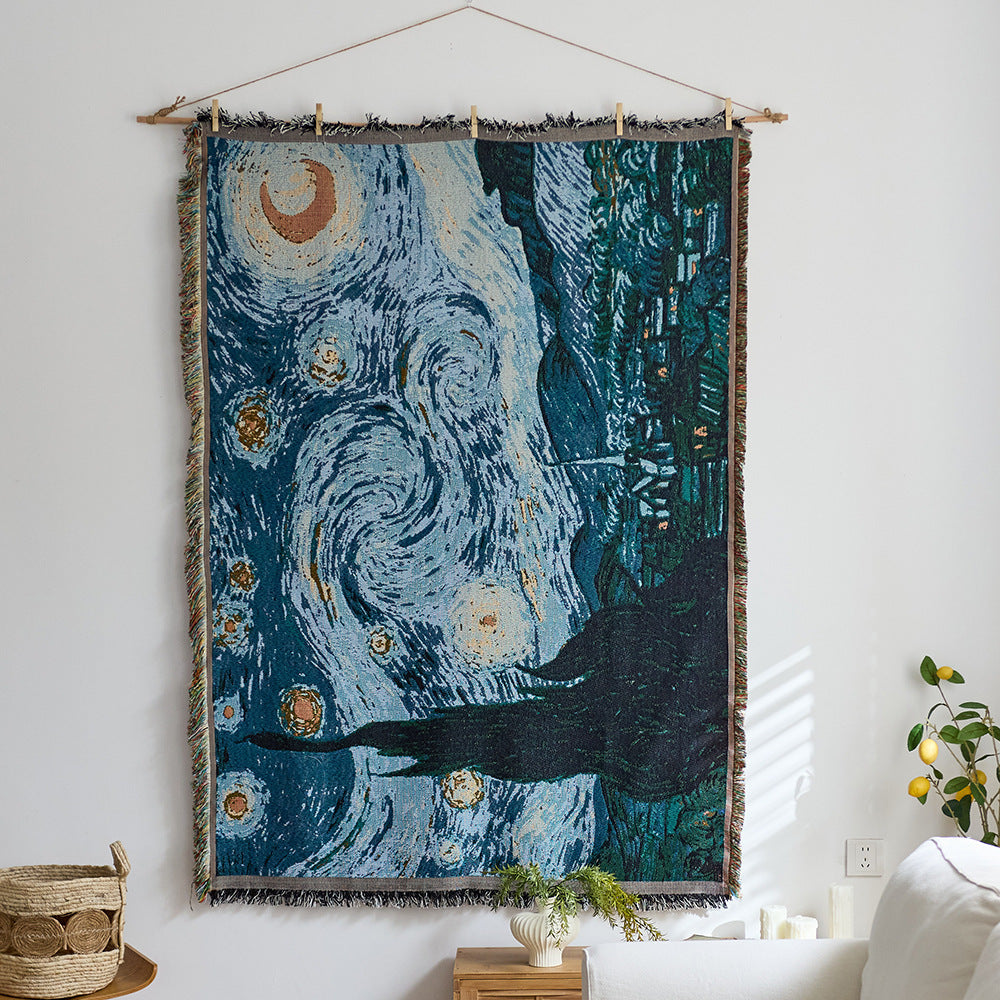 Künstlerische Wandteppichdecke