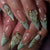 Dekorative Stiletto Press-On Nagelkunst Erweiterungen Brehn