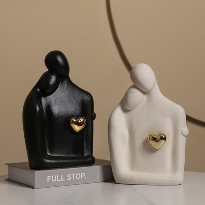Moderne Familien-Skulptur Brehn