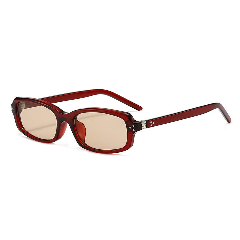Retro-inspirierte rechteckige Sonnenbrille Brehn