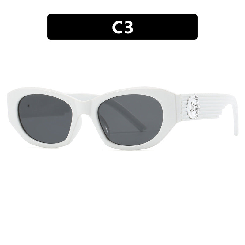 Damen modische Cat-Eye Sonnenbrille mit markantem Design und luxuriösen Details Brehn