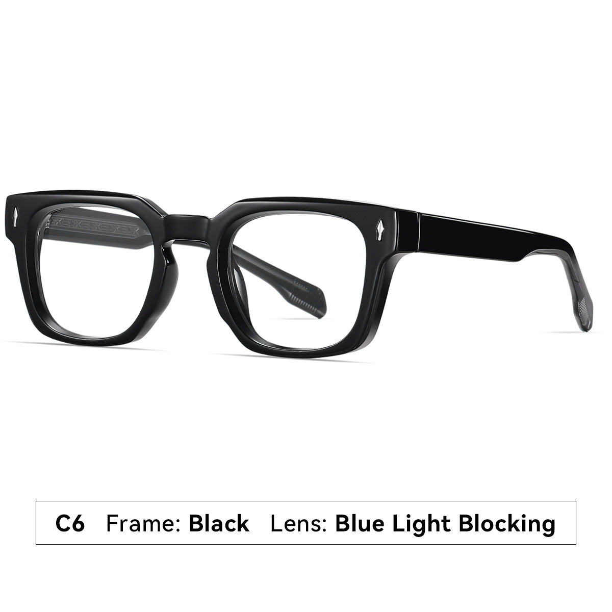 Damen modische Sonnenbrille mit quadratischem Rahmen und verlaufenden Gläsern Brehn