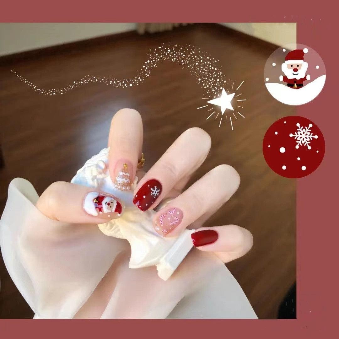 Spaß Charakter-Themen Press-On Nagelkunst Brehn