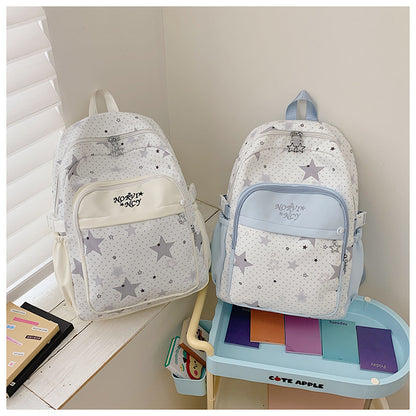 Stylische Sternmuster-Rucksack Brehn
