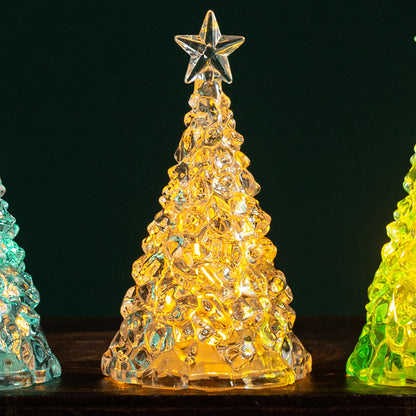 Glänzende LED Weihnachtsbaum Deko