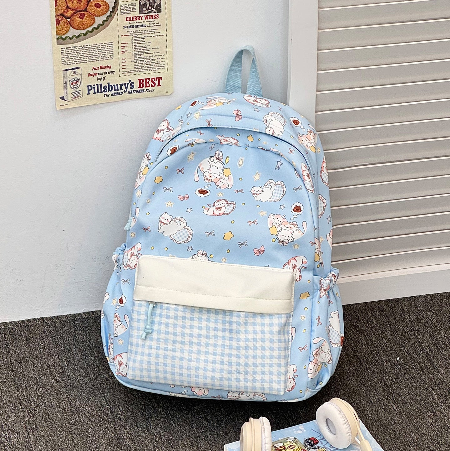 Verspielt Grafisches Druck Rucksack