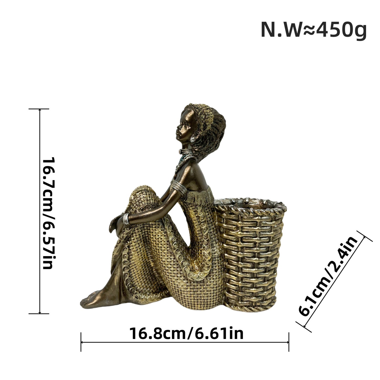Dekorative Hirschfigur mit Glitzerdetails Brehn