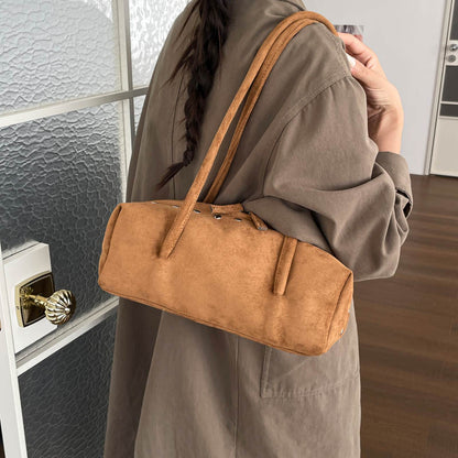 Elegante Wildleder-Handtasche