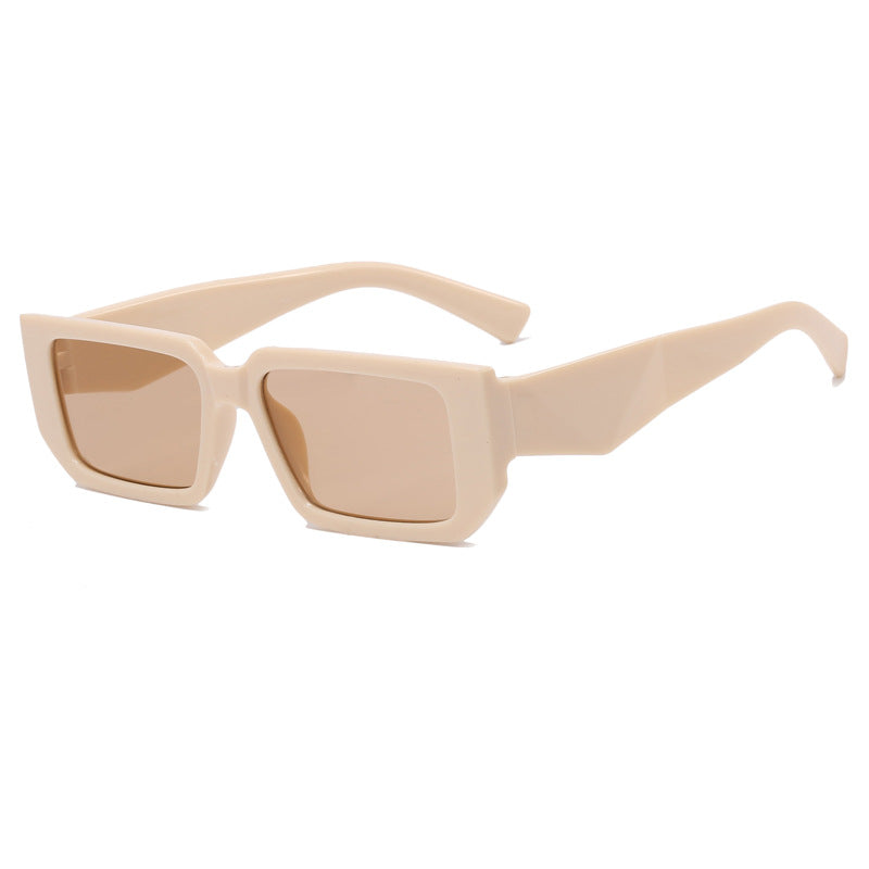 Damen Modische Rechteck-Sonnenbrille mit ausgefallenem Rahmen Brehn