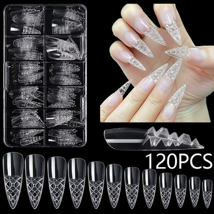 Premium klare Nagelverlängerungsspitzen Brehn