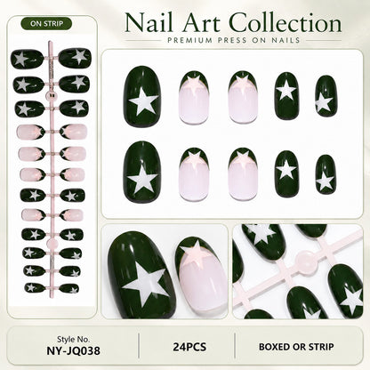 Kreative Nagelkunst mit Sternmotiven Brehn