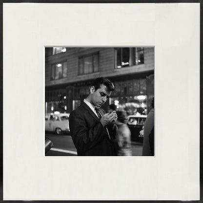 Eingerahmter Monochromer Kunstdruck