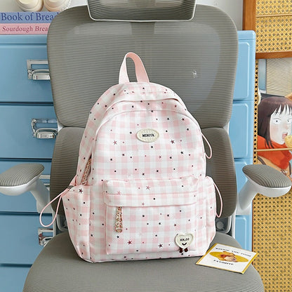 Stylischer kariert Mini Rucksack Brehn