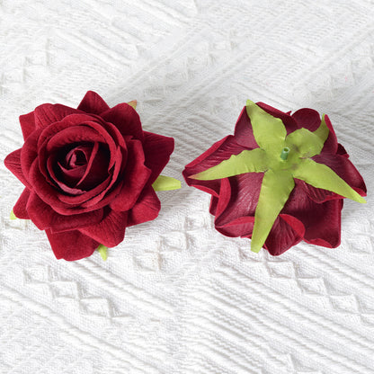 Elegante Stoff-Rosen-Haarspange