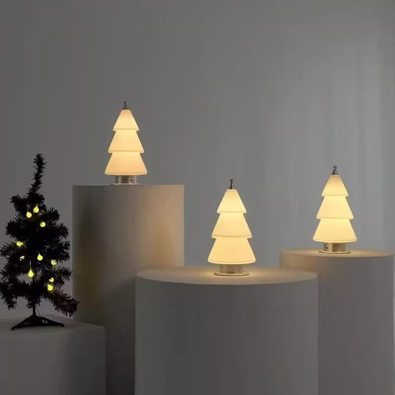 Künstlerische Weihnachtsbaum Tischlampe