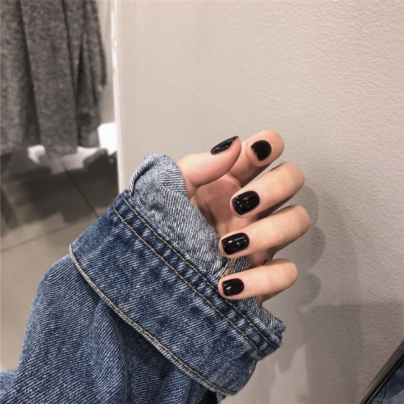 Dekoratives florales Press-On-Nagelkunst-Set Brehn
