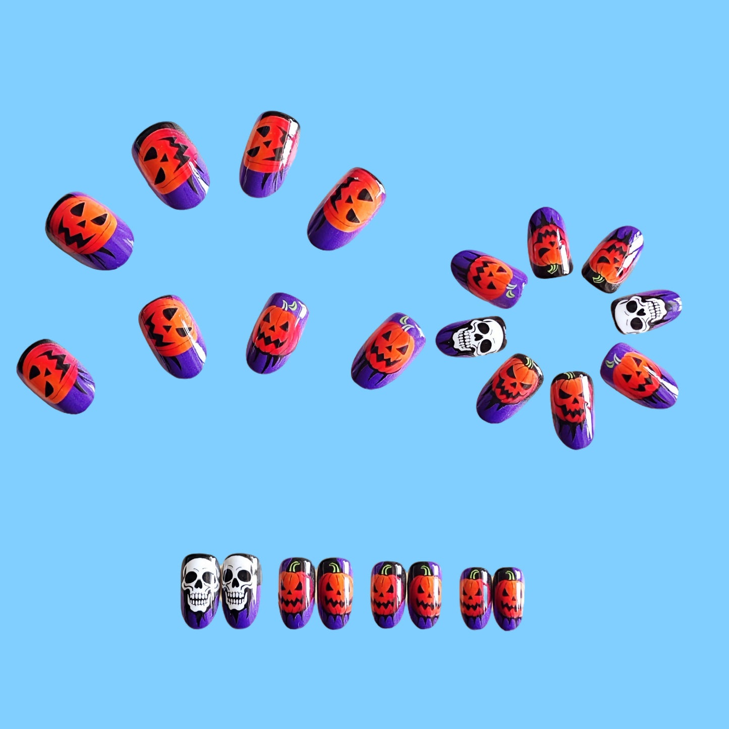 Halloween Nail Art Kunstnägel Brehn