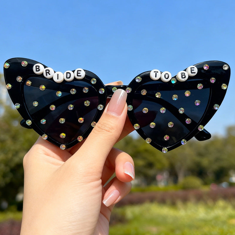 Braut-in-spe herzförmige Sonnenbrille Brehn