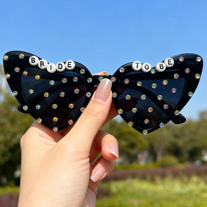Braut-in-spe herzförmige Sonnenbrille Brehn