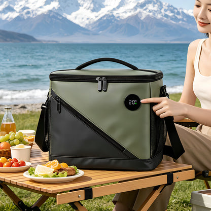 Isolierte Kühltasche mit digitalem Temperaturanzeiger Brehn