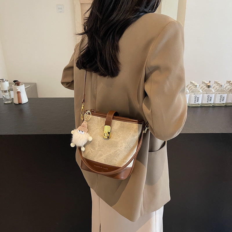 Chic Struktur Handtasche Brehn