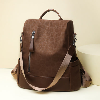 Chic Leopard-Print Rucksack Brehn