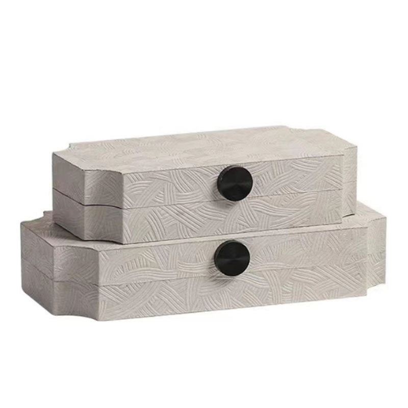 Stylische dekorative Aufbewahrungsboxen Set