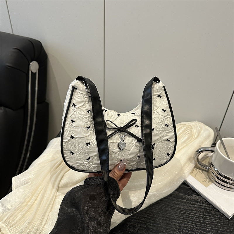 Charmante mit Schleifenverzierung Handtasche Brehn