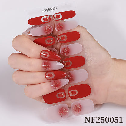 Blumenmuster Nagel Wraps