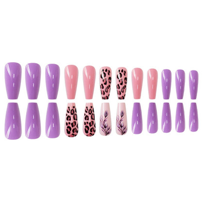 Stylisches Muster Druck-Nagel-Set Brehn