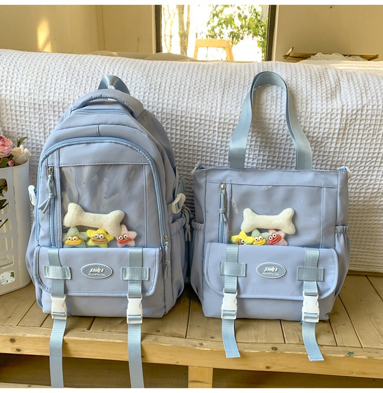 Verspielt Tier-Themen Rucksack und Tote Kombi