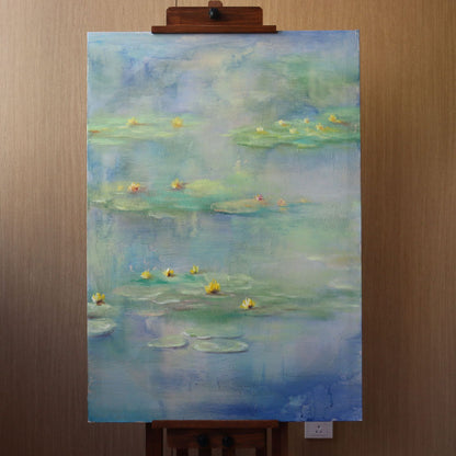 Wasserlilie Leinwandkunst für das Zuhause