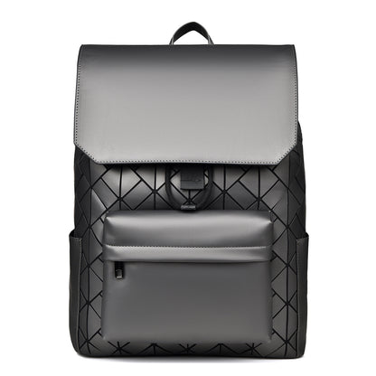 Stylischer strukturierter Laptop-Rucksack Brehn