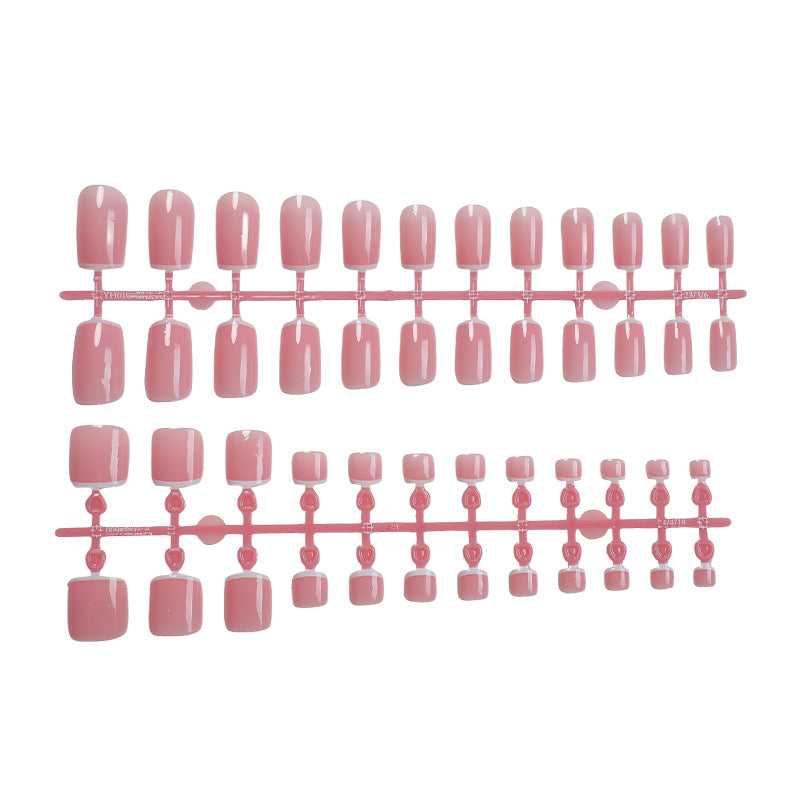 Elegante French Tip Press-On Nails Set Brehn