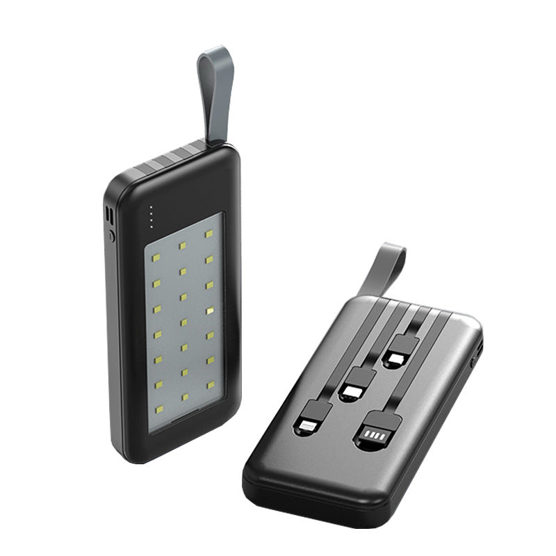 Tragbare Powerbank mit Integriertem Led-Licht Brehn
