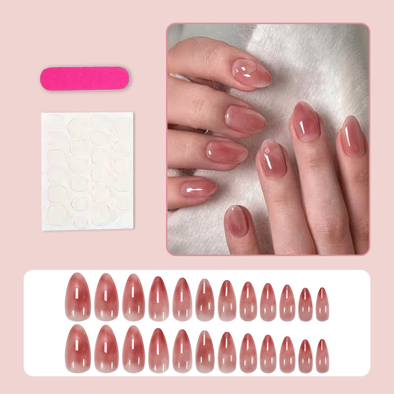 Kunstnagelset mit elegantem, transparentem Glanz Brehn